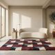 Authentic handmade Berber rug from the Atlas, size 3/4 m.