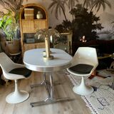 Formica table and chrome