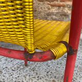 Garden armchair in scoubidou