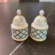 Villeroy and Boch ceramic salt and pepper set, Basket model
