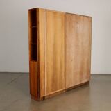 Vintage 1960s mahogany-veneered polyester entryway furniture