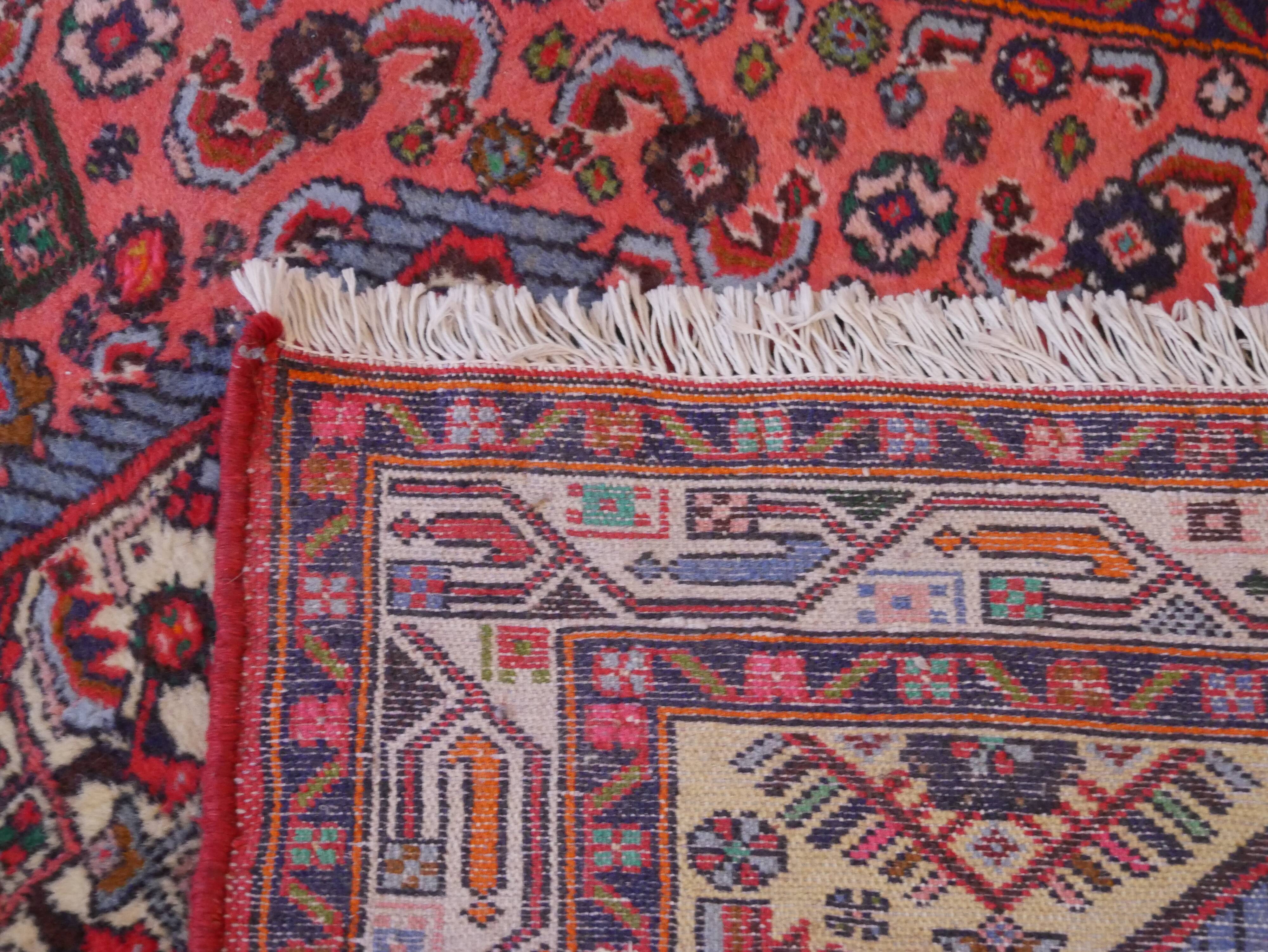 Vintage Persian Hamadan Handmade Oriental Carpet 103x150cm
