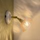 Vintage lampshade wall light in pink glass - tableware collection -