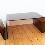 Plexiglass coffee table from the 70s