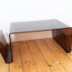 Table basse en plexiglass des années 70