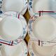 6 hollow plates Beaujeu Digoin Sarreguemines france-retro-cuisine-vintage