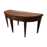 Half moon oak table