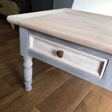 Table basse esprit shabby