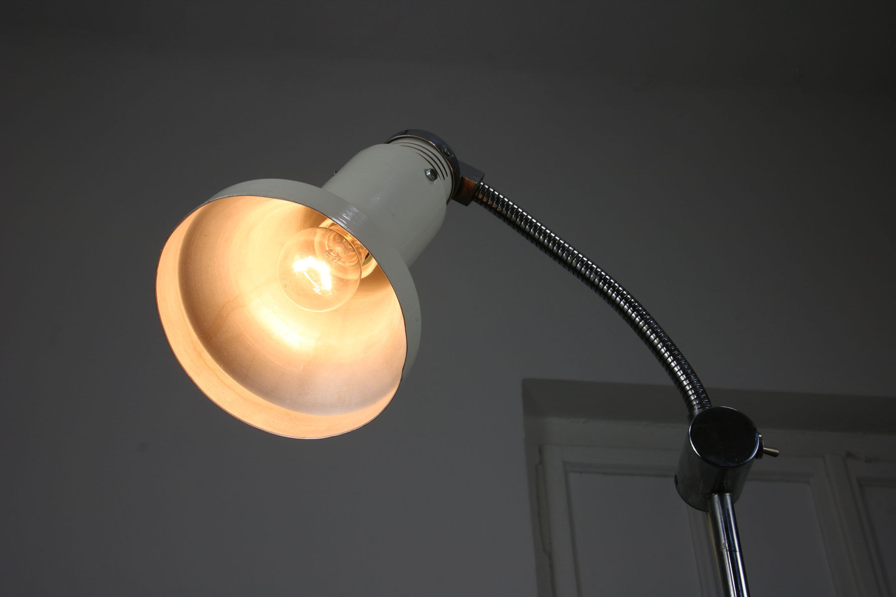 Vintage Adjustable Industrial Floor Lamp, 70s