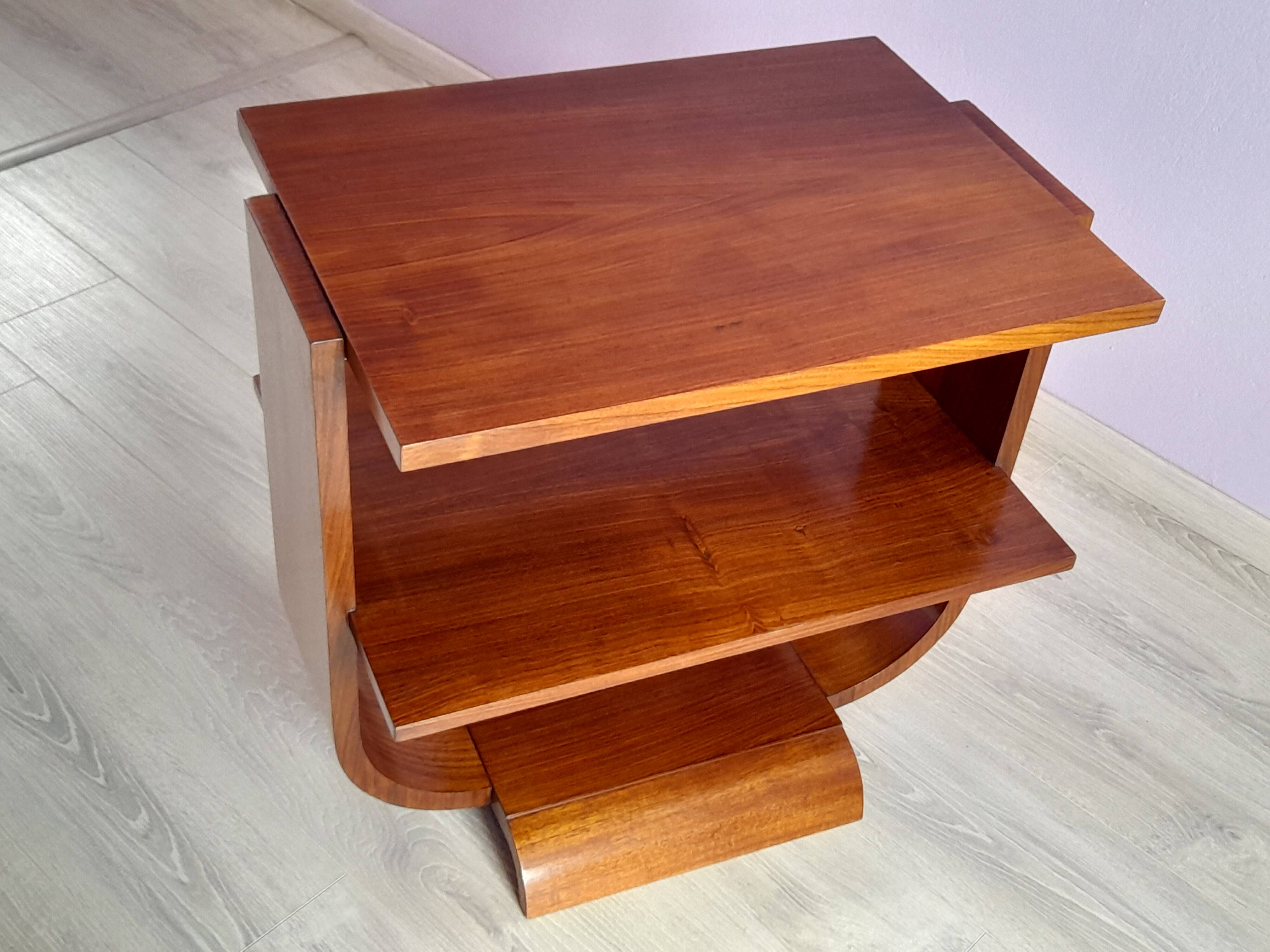 Art Deco period mahogany coffee table