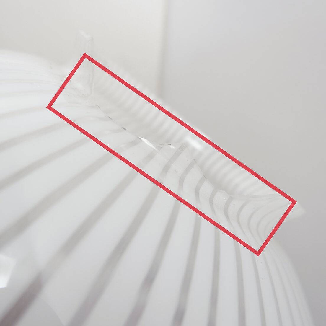 Table lamp from the Tessuti series for Venini, Murano 1970s - Ø 40cm