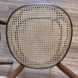 Pair of Thonet chairs model n° 10 of the 1890s in curved wood