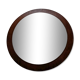 Miroir rond en bois