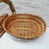 Vintage wicker basket