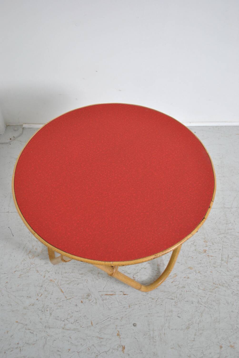 Rattan coffee table 1960