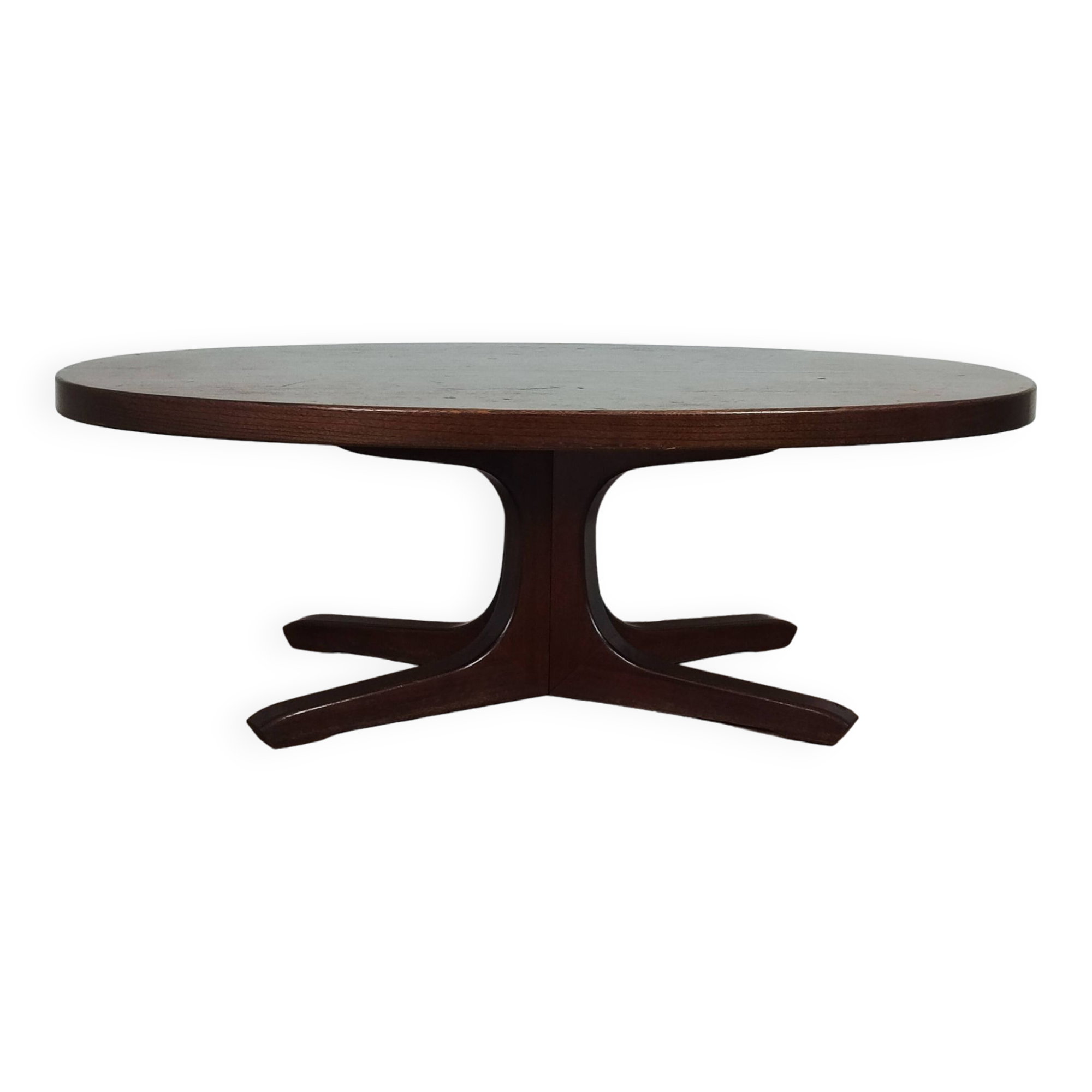 Vintage oval coffee table