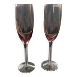 2 verres à pieds