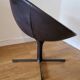 Christophe Pillet armchair by Zanotta in brown leather, modern Italy.