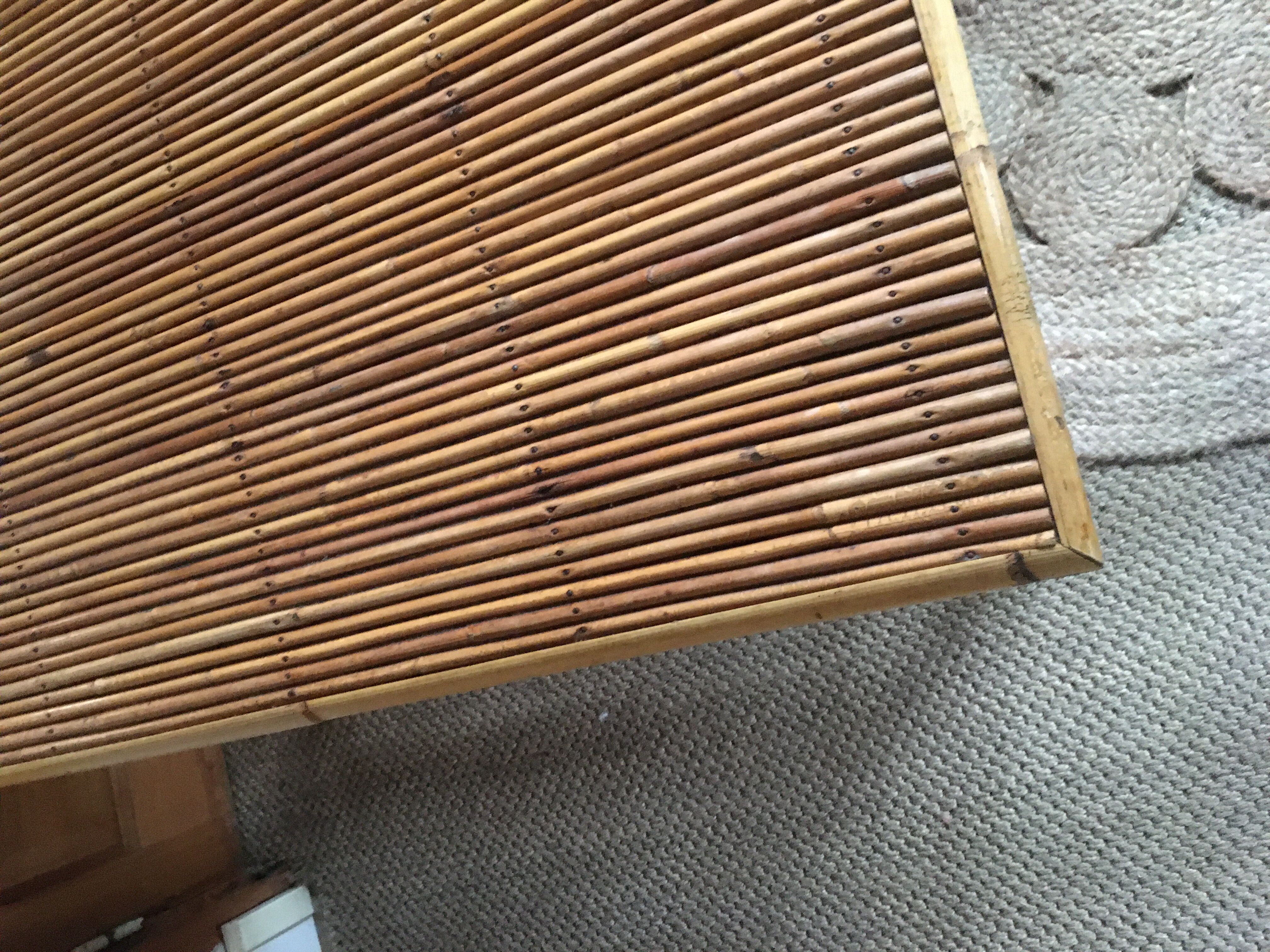 Rattan coffee table
