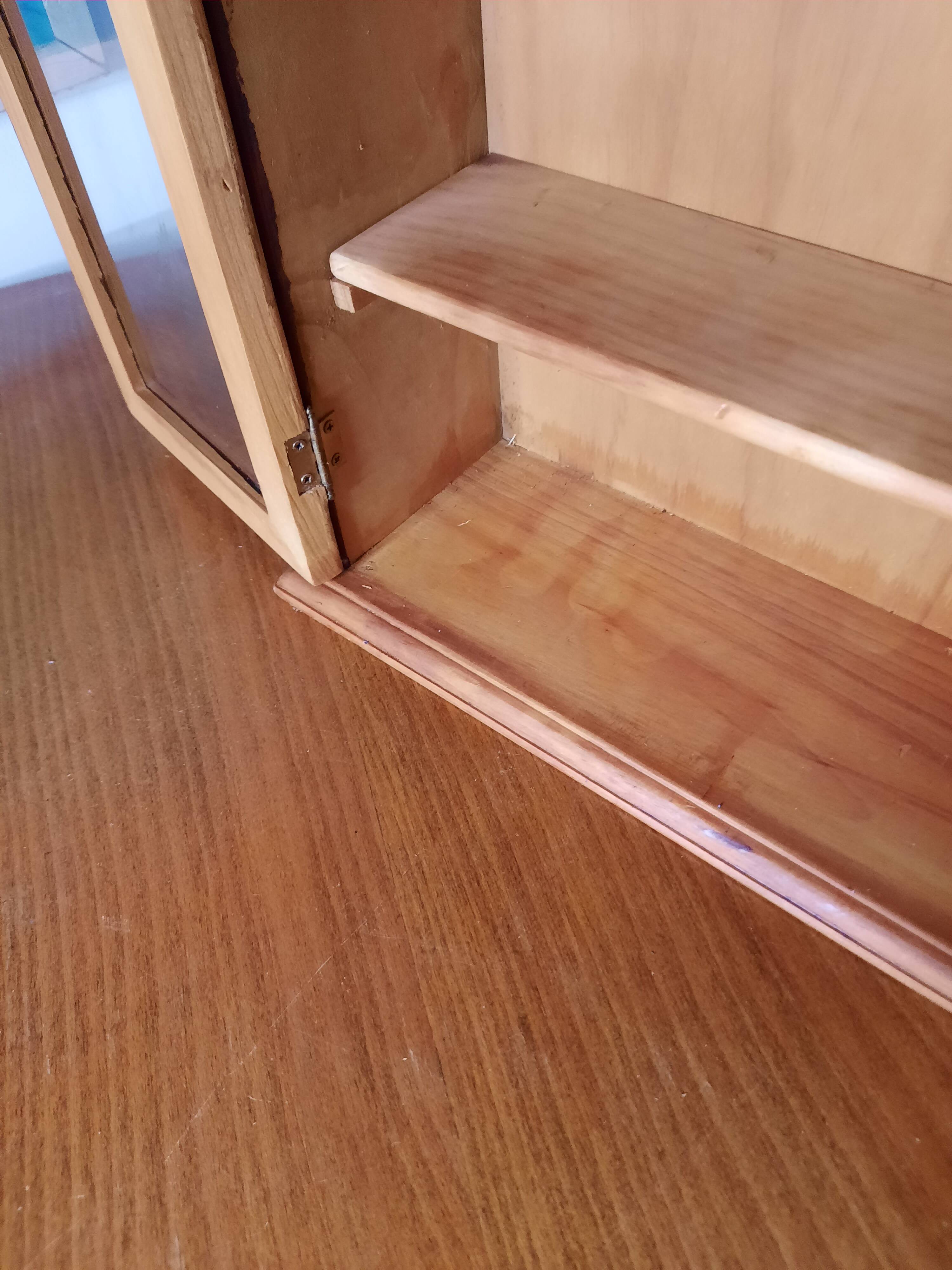 Pair of small display cabinets