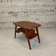 Vintage coffee table with tapered legs