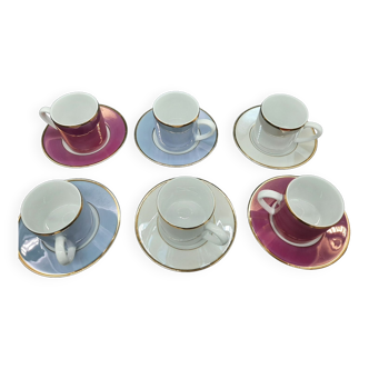 Cups with saucers