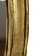French Baroque-style gold-leaf gilded mirror with crest, 60 cm