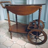 Desserte apéro-table vintage et repliable