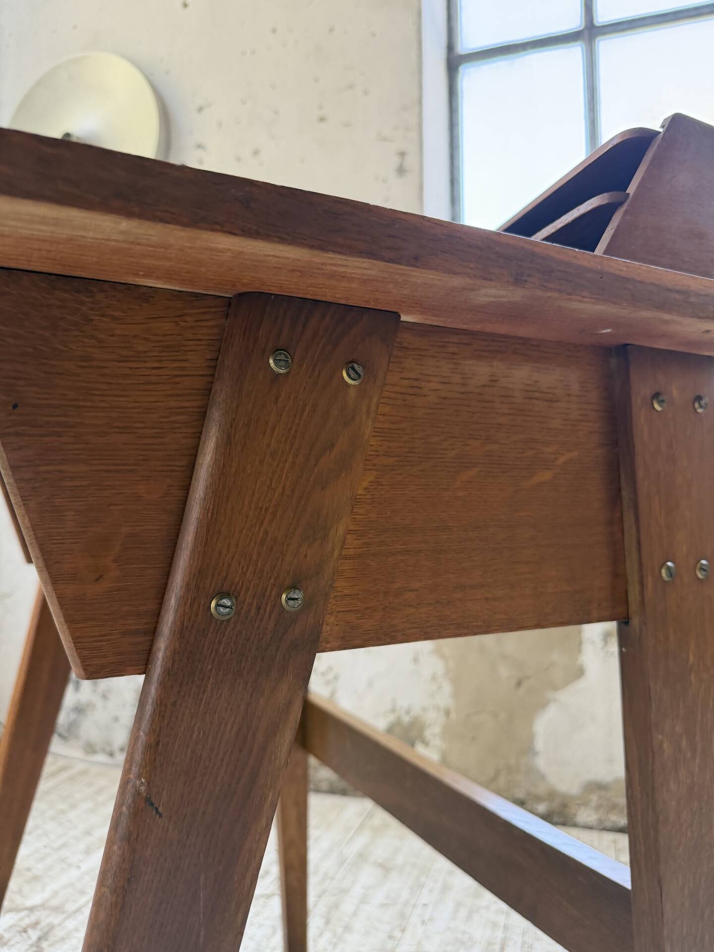 1960s compass desk reconstruction