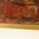 Original Swedish oil on panel – signed "O. Ln", 1950