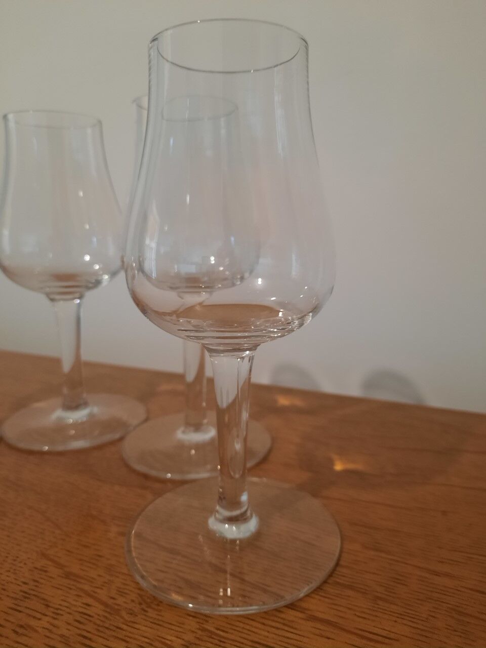 Set of 4 cognac glasses