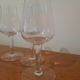 Set of 4 cognac glasses