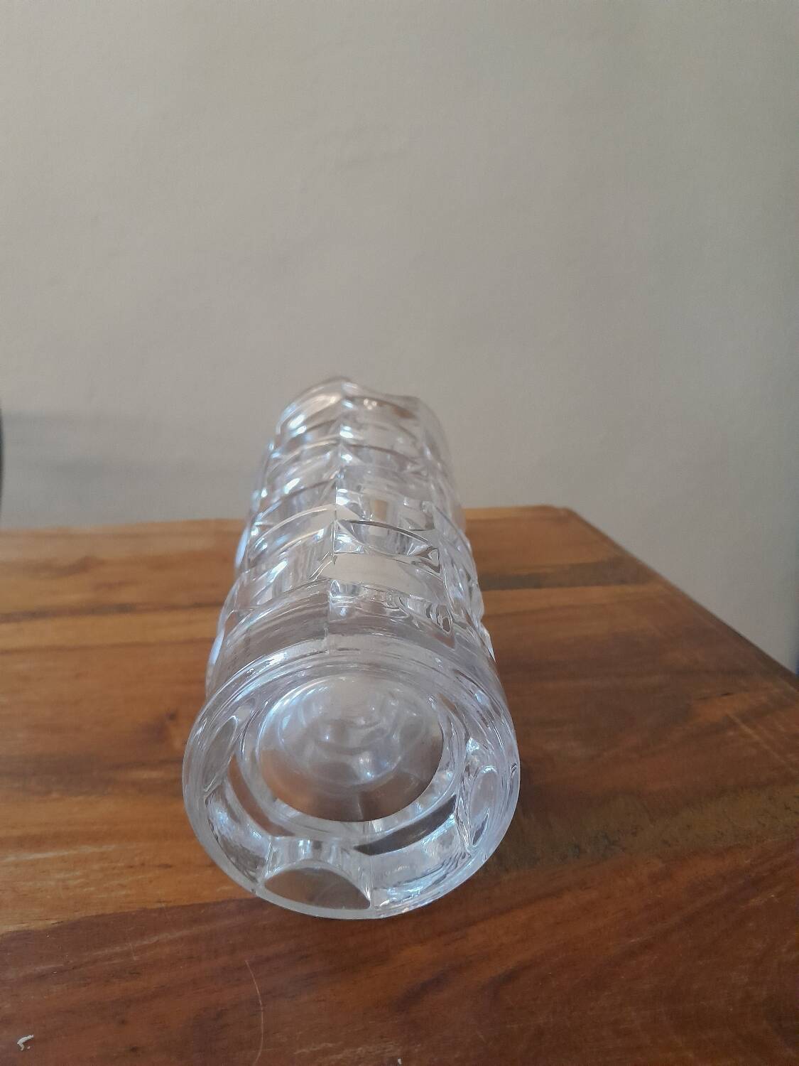 Vintage crystal vase