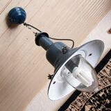 Vintage boat lamp suspension