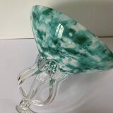 Large blown glass bowl attributed to Jozefina Krosno
