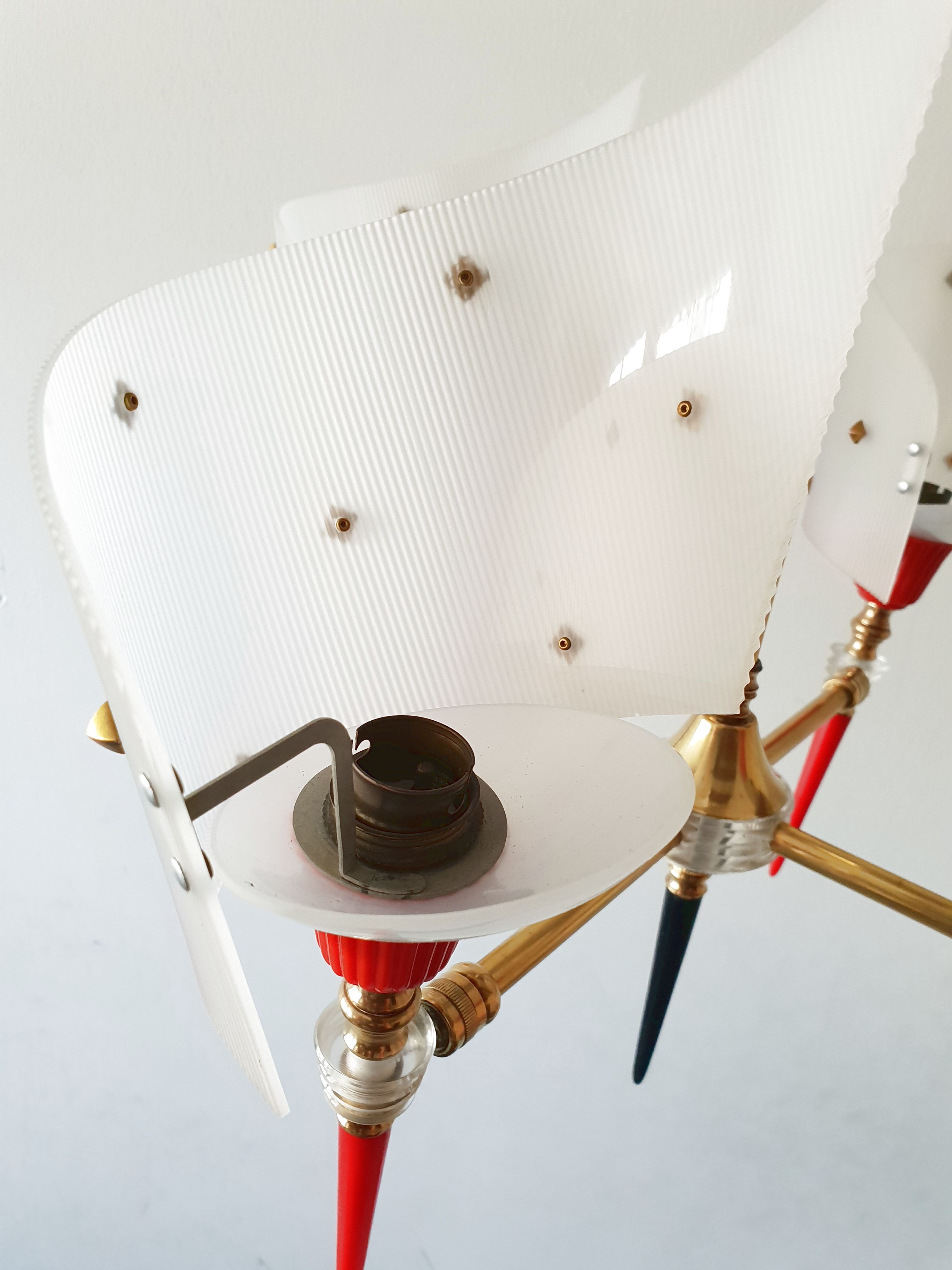 Vintage hanging with torches 1950