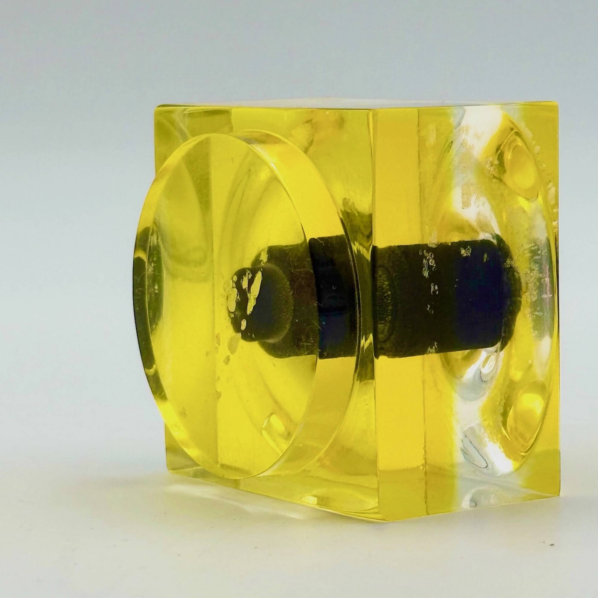 Pair of Candlestick Holders by Luigi Massoni for Fratelli Guzzini, 1970s