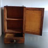 Medicine cabinet with beveled mirror