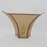 Wicker wall wall light