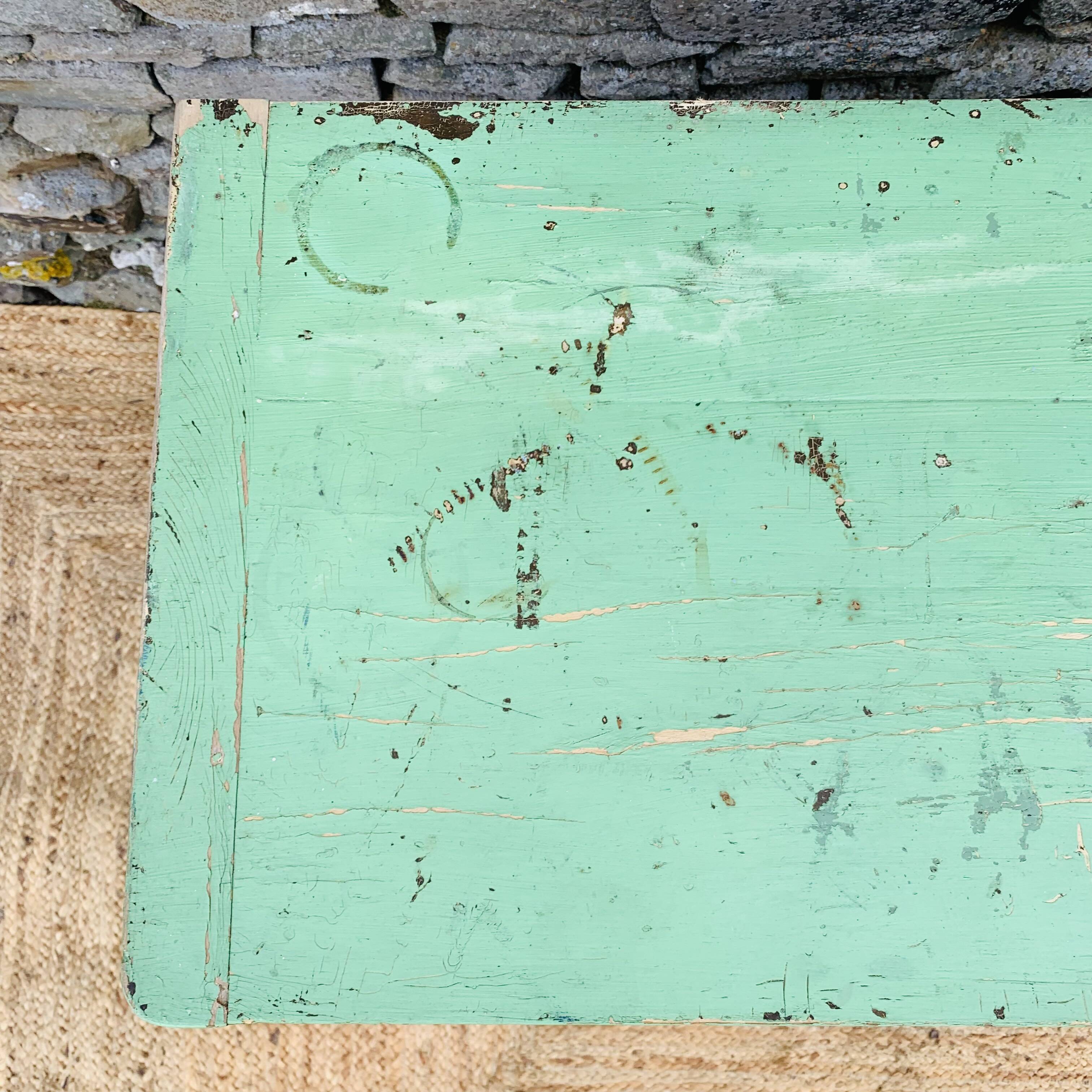 Green and white Parisian buffet