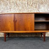 60s 70s teak sideboard Credenza Axel Christensen ACO Møbler Denmark 60s