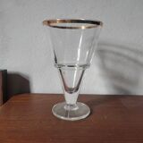 Vase conique en verre La Rochère