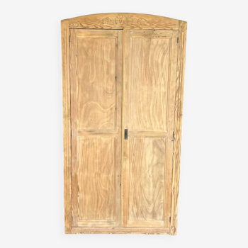 Raw wood cabinet