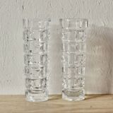 Pair of Cristal d'Arques vases