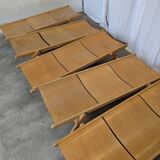 Vintage Folding Wooden Daybed /by Niko Kralj for Stol Kamnik / 1970s