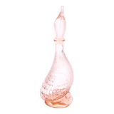 Empoli pink glass duck bottle, 1960s