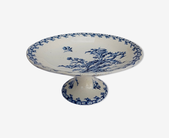 Piedouche modèle Chardons en porcelaine opaque de Gien