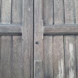 Double entrance door 227x142.2cm oak multi-point lock and its frame