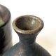 Handcrafted and signed stoneware vase, ceramic, circa 1970