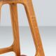 Erik Buch set of four “OD61” bar stools Oddense Mobler Denmark 1965